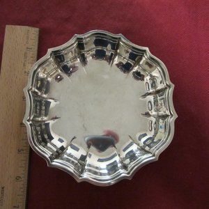 Vintage Silver Chippendale Candy&Nut Dish